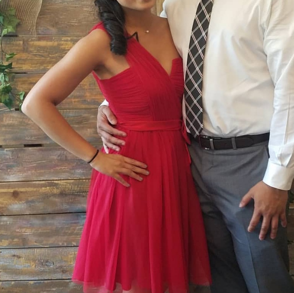 Max & Cleo One Shoulder Cocktail Dress 4